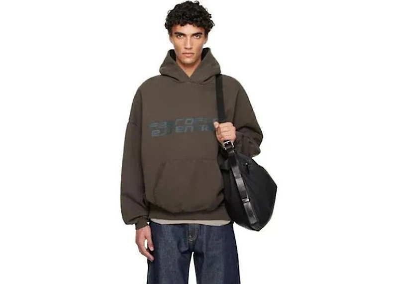 Fear of God Essentials Brown Holiday Heavy Fleece 90s Hoodie
