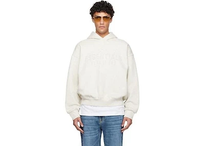 Fear of God Essentials Off-White Holiday Embossed Classic Hoodie
