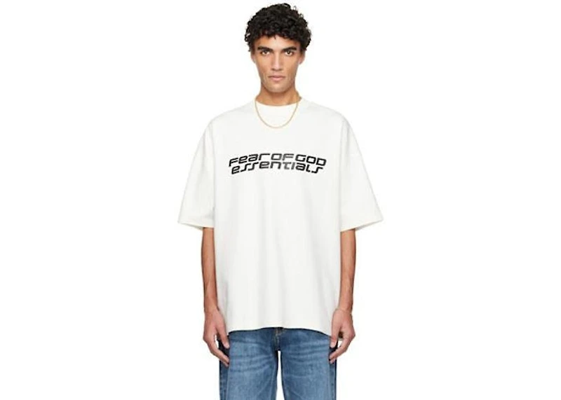 Fear of God Essentials Off-White Holiday Ponte 90s T-Shirt