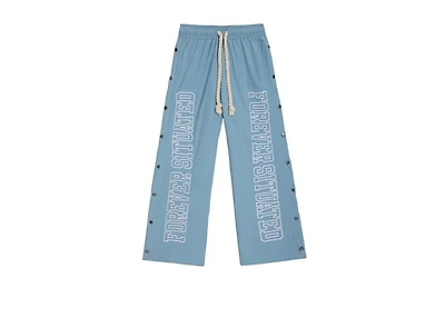 Forever Situated Nylon Track Pants Baby Blue