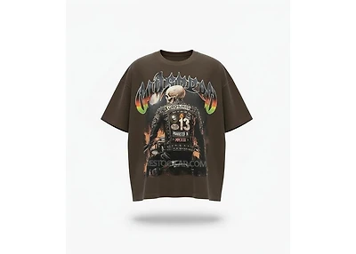GODSPEED Tee Biker Nation Mocha