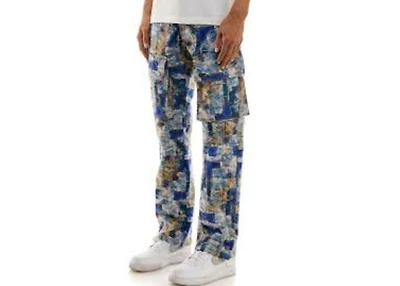 KDNK JEANS KND4759 BLUE CUT & SEW SLIM JEANS