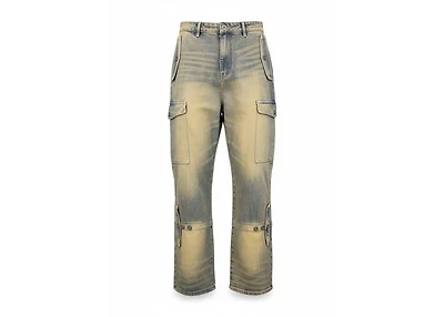KDNK JEANS KND4799 BLUE CARGO BAGGY