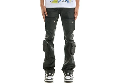 KDNK Jeans KNB3423-Black Patterned Rhinestone