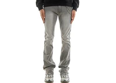 KDNK Jeans KND4806-M.Grey Rhinestone