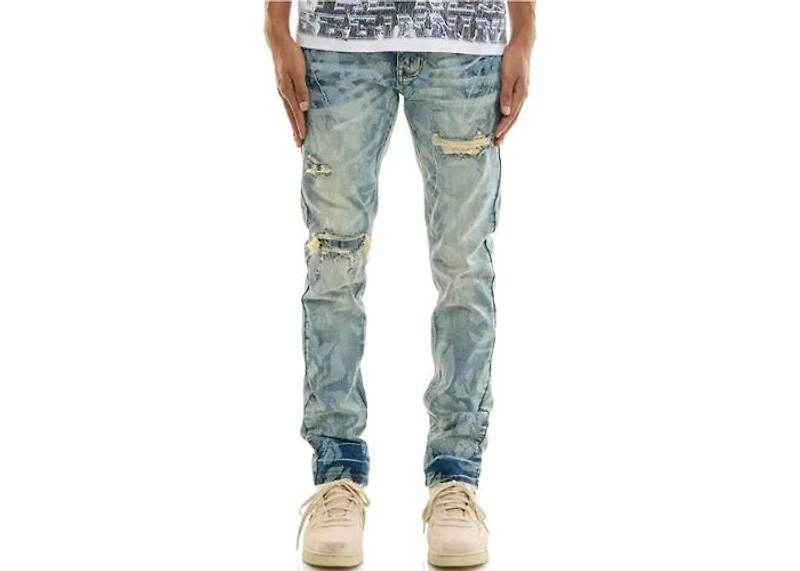 KDNK Jeans KND4877-Blue Printed