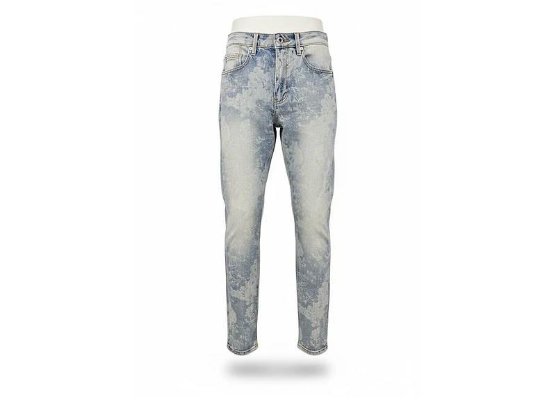KDNK Jeans KND4889-BLUE Rhinestone + Print
