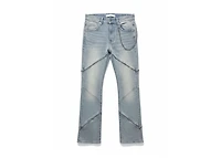 KND4864 LT.BLUE - ZIPPER JEANS