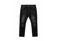 KND4881 BLACK - RIP & REPAIR JEANS