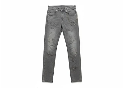 KND4900 GREY - 3D PRINT JEANS