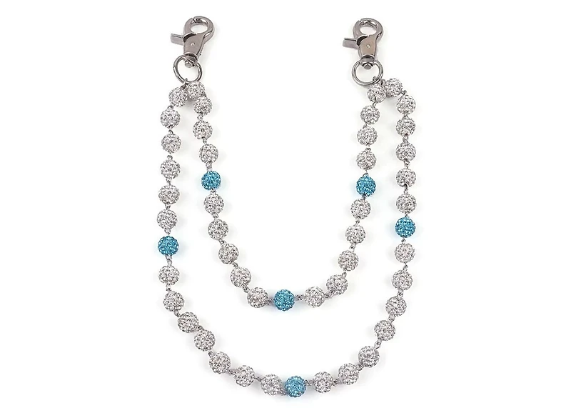 Pocket Chain Silver / Light Blue