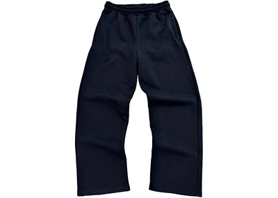 MANI Covered Rhinestone Baggy Sweats "Jet Black"