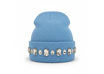 MANI Large Stone Beanie "Light Blue"