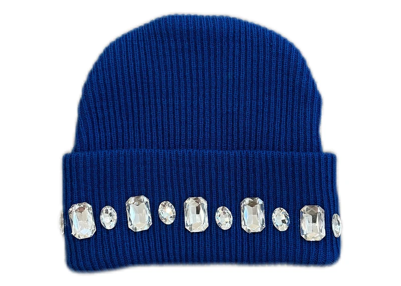 MANI Large Stone Beanie "Royal Blue"