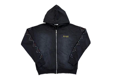 MANI Multi-Stone Zip-Up Hoodie