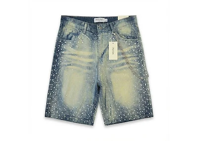 MANI Pearl Denim Shorts