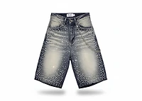 MANI Pearl Denim Shorts