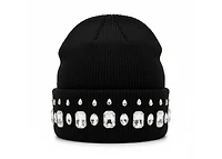 MANI Studded Large Stone Beanie "Black"