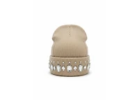 MANI Studded Large Stone Beanie "Olive"