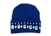 MANI Studded Large Stone Beanie "Royal Blue"