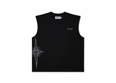 MANI Vertical Logo Sleeveless Tee