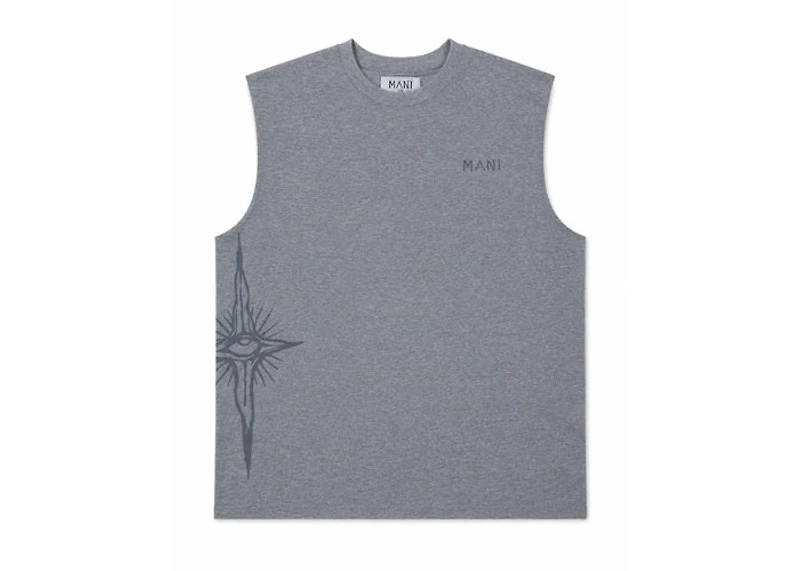 MANI Vertical Logo Sleeveless Tee