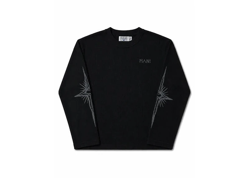 MANI Vertical Logo Thermal Black