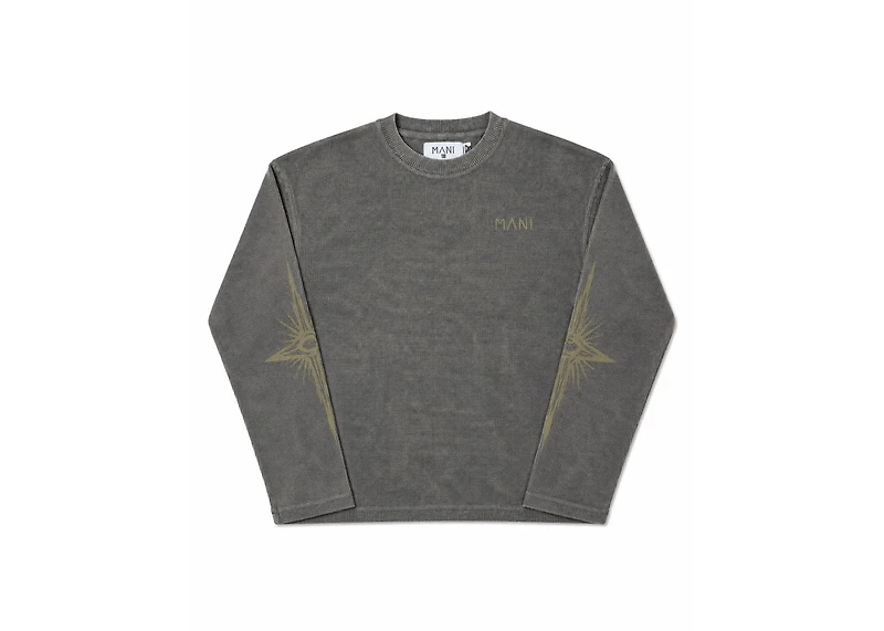 MANI Vertical Logo Washed Thermal Earth Brown