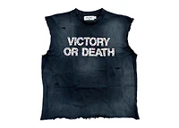 MANI Victory Or Death Sleeveless Tee Black
