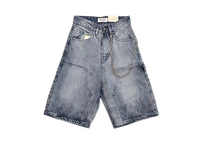 MANI Vintage Denim Shorts Washed Blue