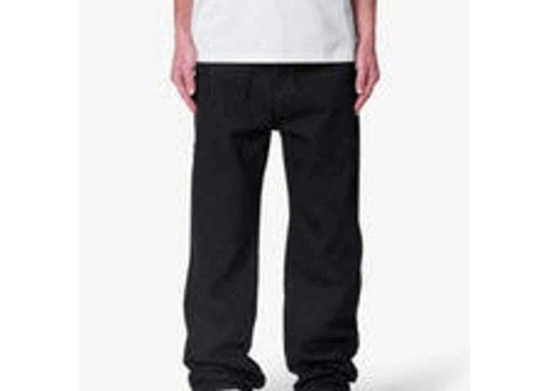 MNML Raw Baggy Denim - Rinsed Black