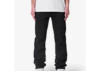MNML Raw Straight Denim - Rinsed Black
