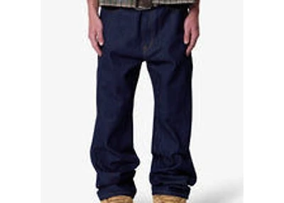 MNML Raw Ultra Baggy Denim - Rinsed Indigo
