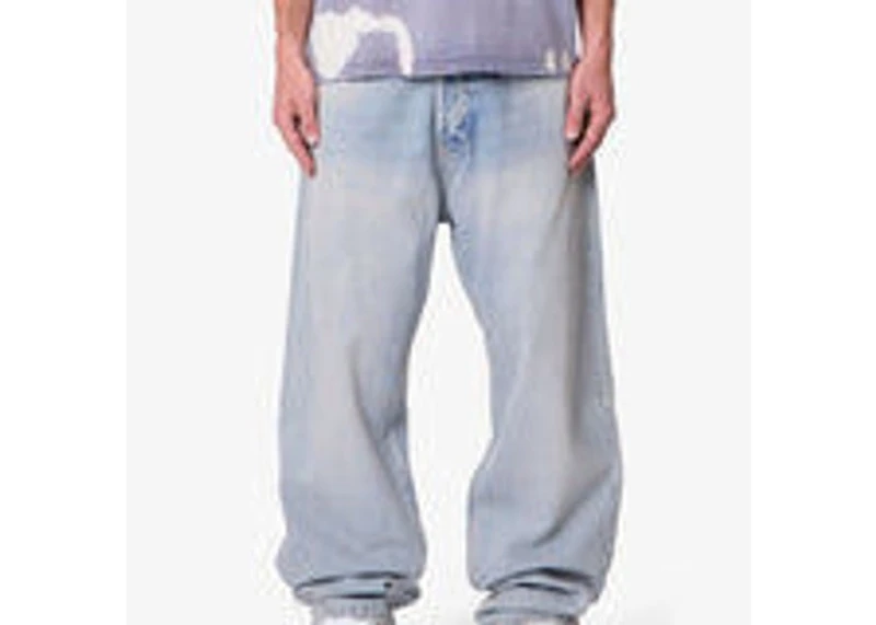 MNML Ultra Baggy Denim - Light Sand Washed Blue