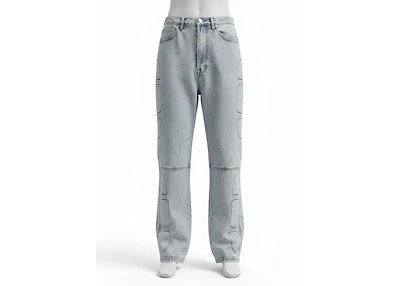 MNML Ultra Baggy Moto Denim - Blue