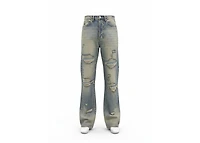 MNML Ultra Baggy Orange Dusted Denim Blue
