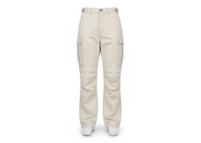 MNML Ultra Baggy Ripstop Cargo Pants Off White