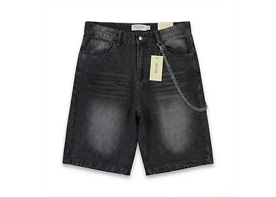 Mani Denim Shorts Black