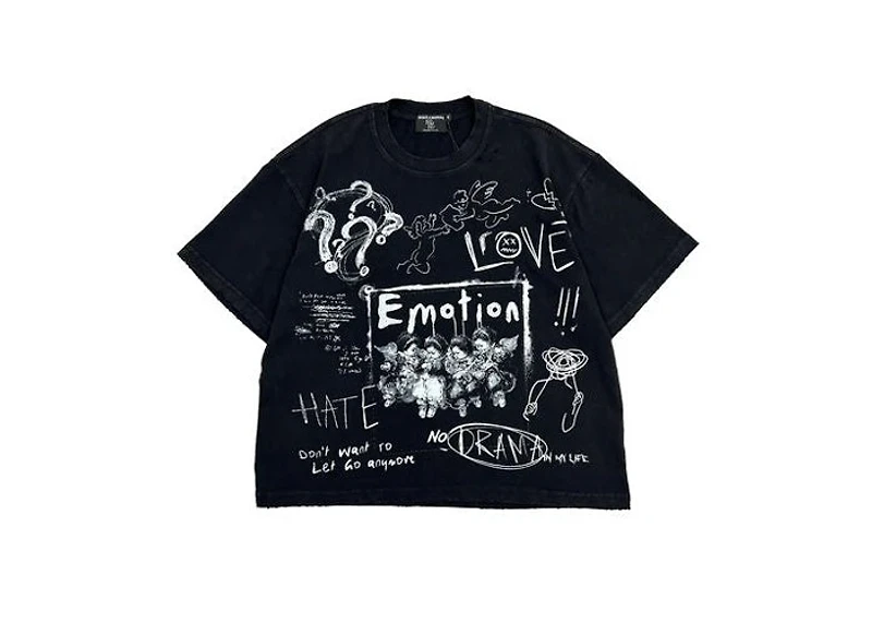 Mixed Emotions Black Chaos Tee