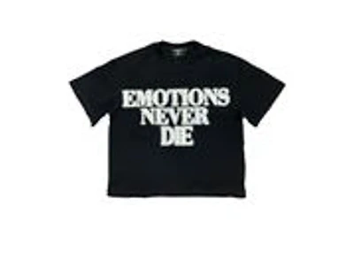 Mixed Emotions Black End Rhinestone Tee