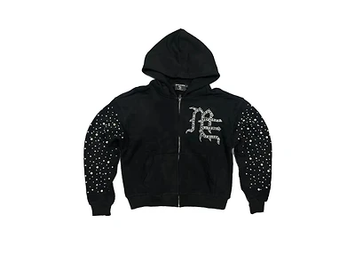 Mixed Emotions Black Pearl Zip Up