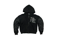 Mixed Emotions Black Pearl Zip Up