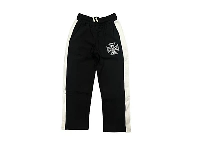 Mixed Emotions Black Quarter Sweats
