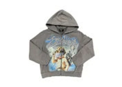 Mixed Emotions Grey Rhinestone Hoodie