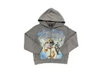 Mixed Emotions Grey Rhinestone Hoodie