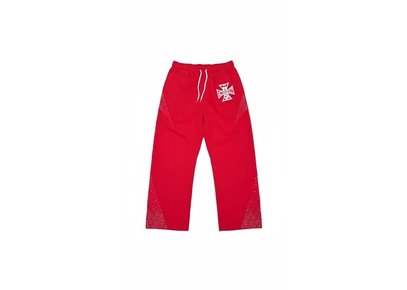 Mixed Emotions Red Classic Nylon Sweats