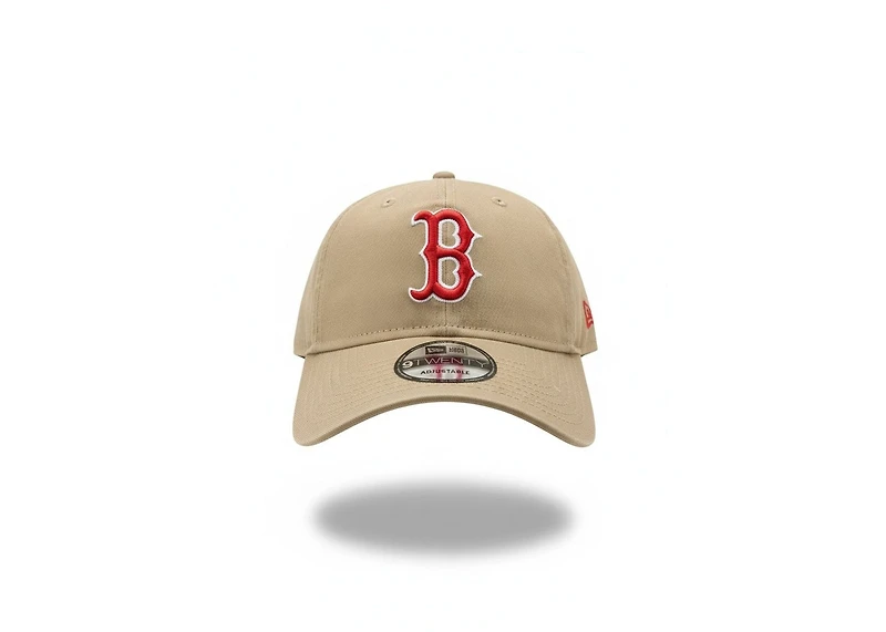 New Era Boston RedSox Khaki 9Twenty Strapback Hat