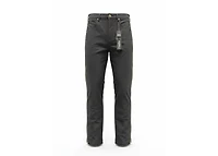 Purple Brand Full Side Zip Black Skinny Jeans - Damaged