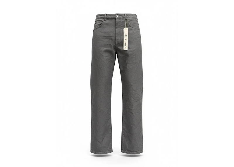 Purple Brand Rinse Clean Black Skinny Jeans