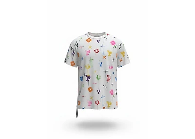Purple Brand Textured Inside Out Tee Off White